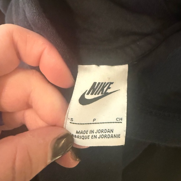 Kids Nike Black Fleece Hoodie Sweatshirt + Joggers Set | Size Small Swoosh - Picture 4 of 6